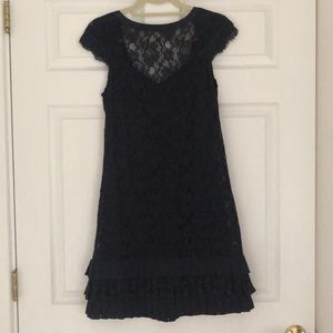 Size 4 Jessica Simpson Navy Cocktail dress.